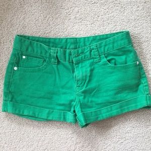 Armani Exchange Green Shorts